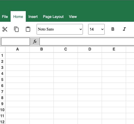 Excel Clone
